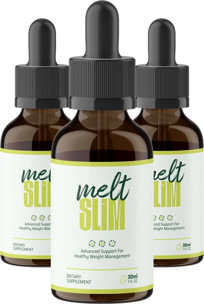 MeltSlim dropper bottles three bottle pack